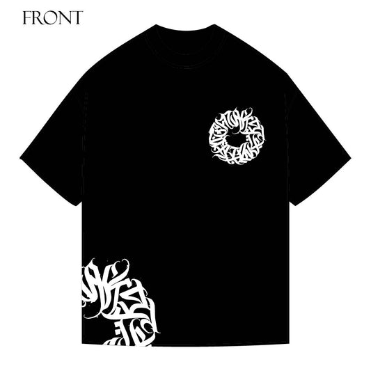 A-9,998 Oversized Negra LETTERING ABSTRACT Subleink
